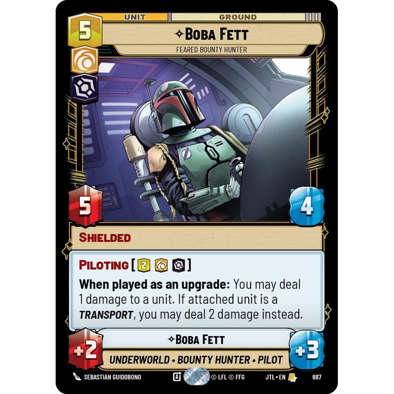 Boba Fett – Feared Bounty Hunter (687) (687) [Jump to Lightspeed]