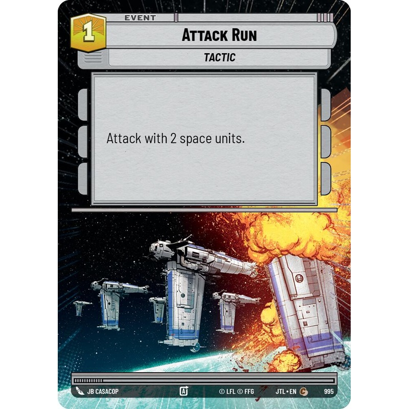 Attack Run (995) (Hyperspace Foil) (995) [Jump to Lightspeed]