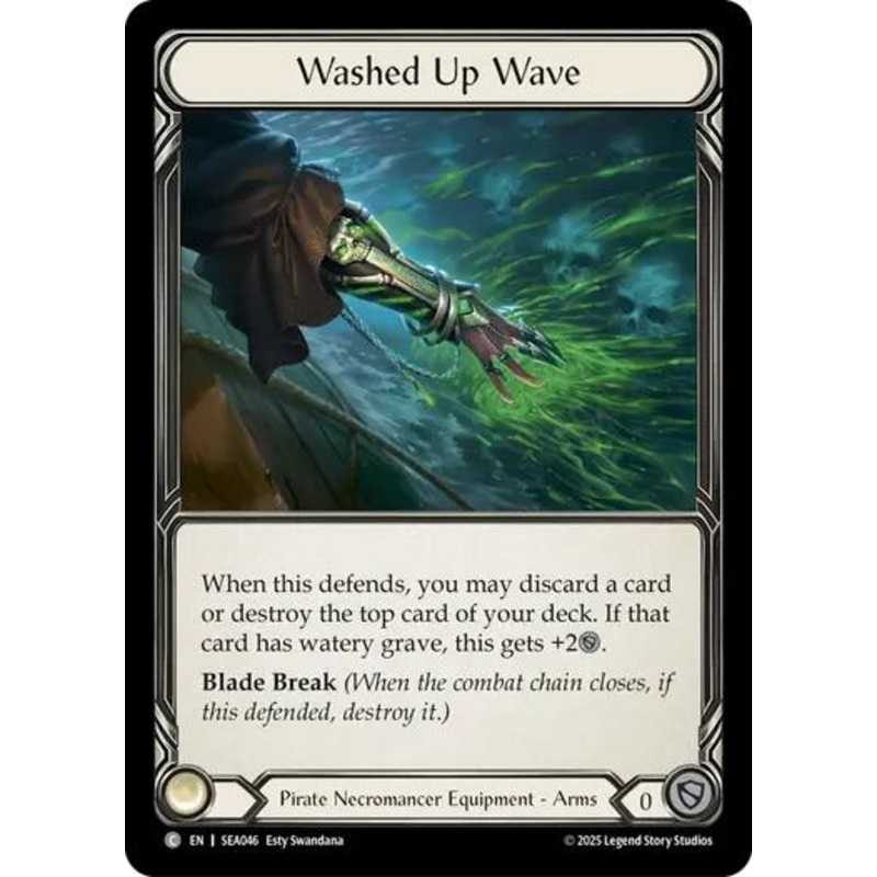 Washed Up Wave (Treasure) [SEA046] (High Seas)  Cold Foil