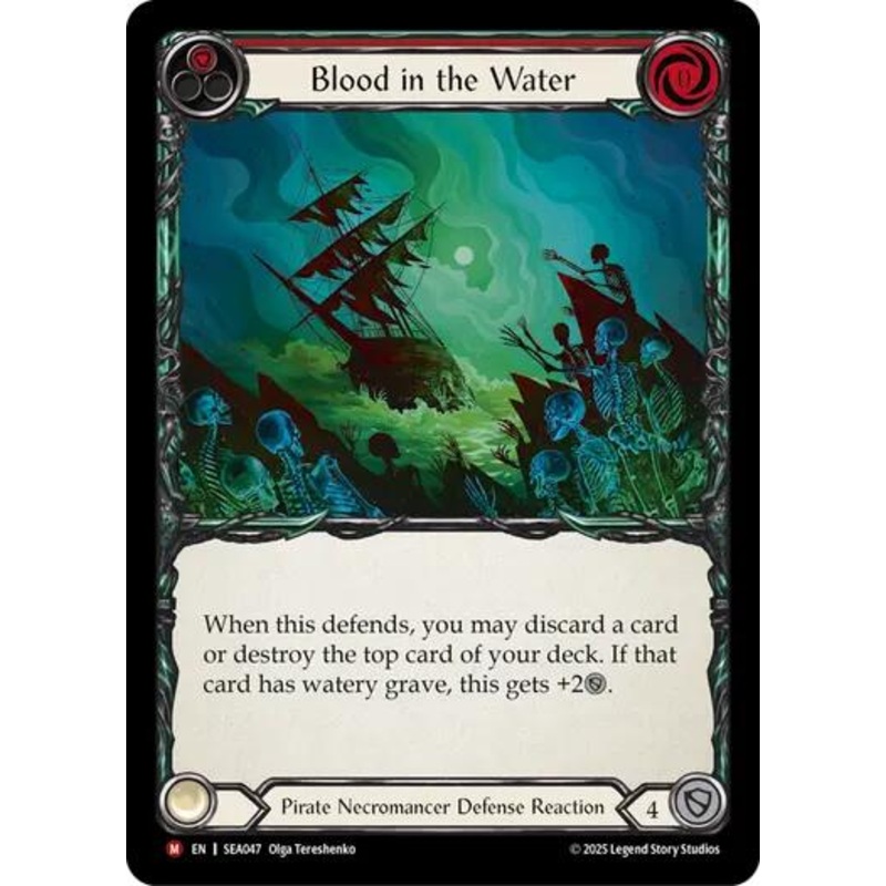 Blood in the Water [SEA047] (High Seas)  Rainbow Foil