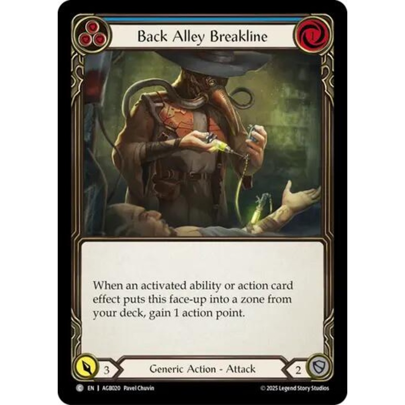 Back Alley Breakline (Blue) [AGB020] (Armory Deck: Gravy Bones)