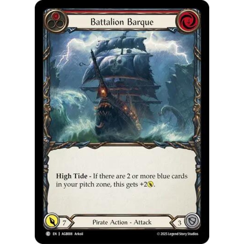 Battalion Barque (Red) [AGB008] (Armory Deck: Gravy Bones)