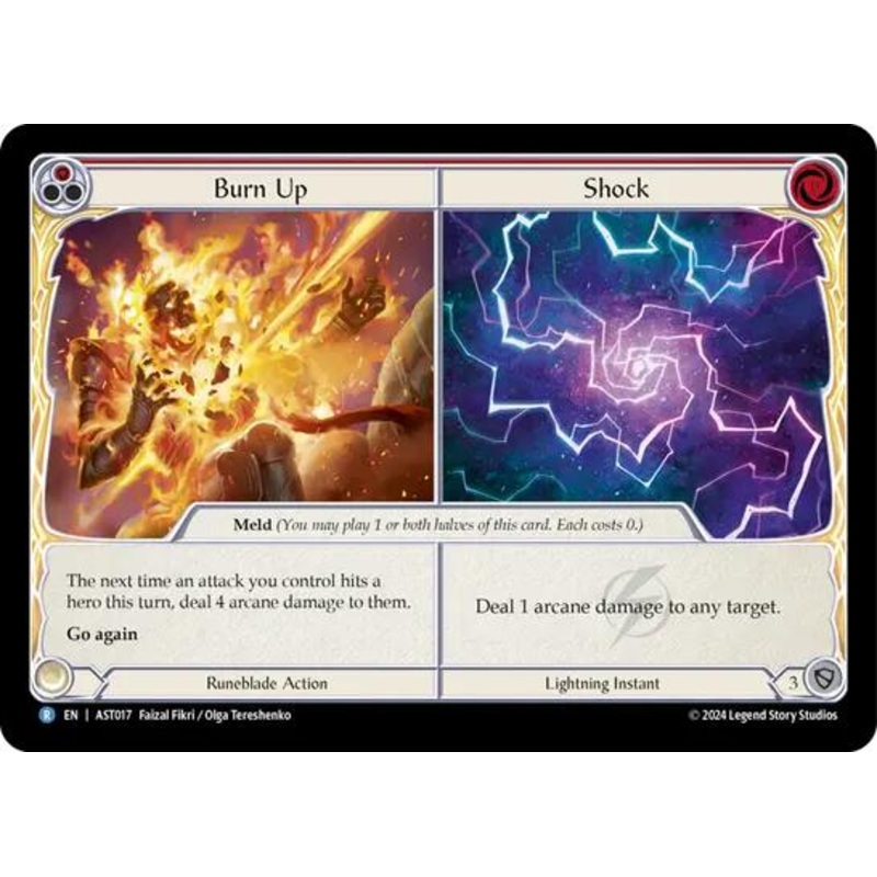 Burn Up // Shock [AST017] (Armory Deck: Aurora)