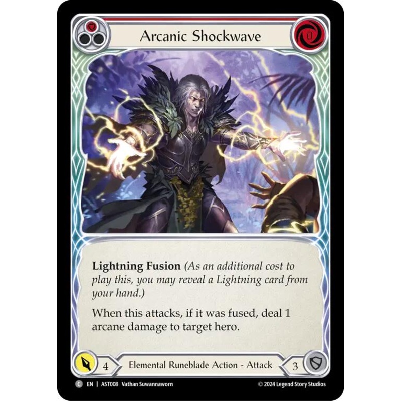 Arcanic Shockwave (Red) [AST008] (Armory Deck: Aurora)