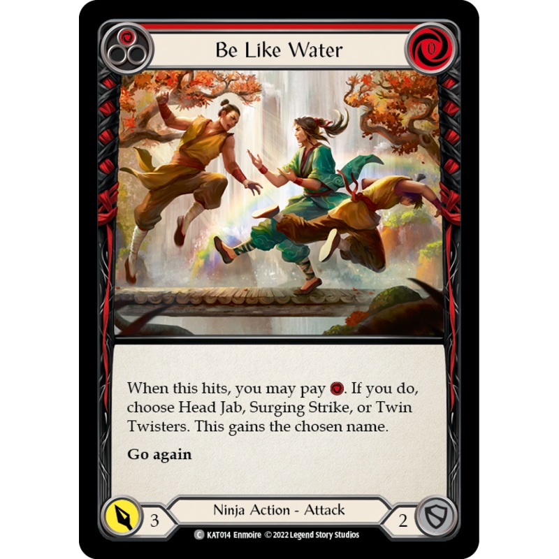 Be Like Water (Red) [KAT014] (Outsiders Katsu Blitz Deck)