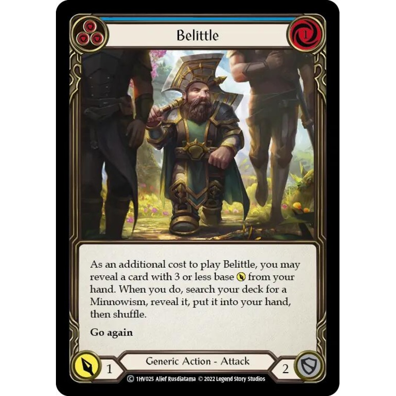 Belittle (Blue) [1HV025] (Historic Pack 1 Blitz Deck Viserai)