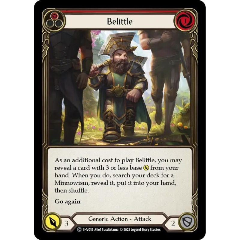 Belittle (Red) [1HV015] (Historic Pack 1 Blitz Deck Viserai)