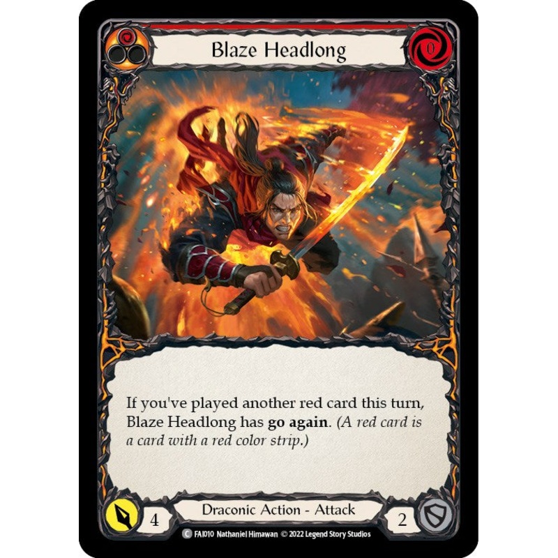 Blaze Headlong [FAI010] (Uprising Fai Blitz Deck)