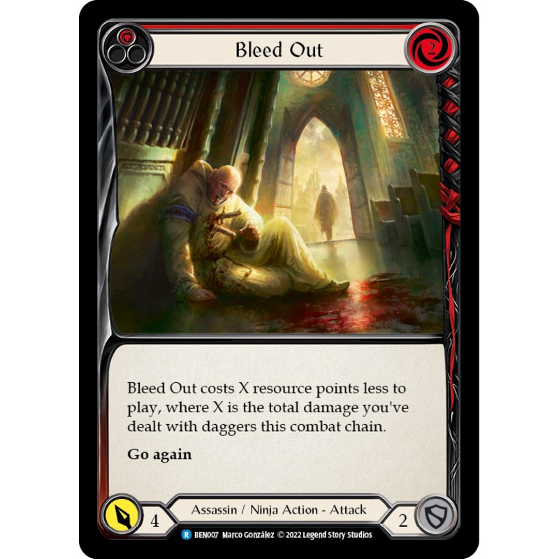 Bleed Out (Red) [BEN007] (Outsiders Benji Blitz Deck)