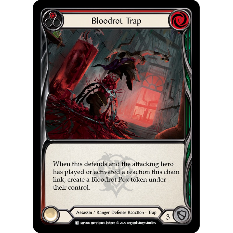 Bloodrot Trap (Red) [RIP008] (Outsiders Riptide Blitz Deck)