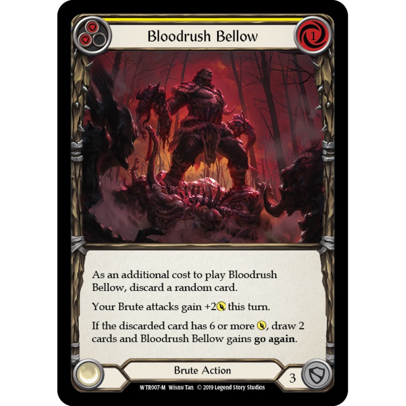 Bloodrush Bellow [WTR007-M] (Welcome to Rathe)  Alpha Print Rainbow Foil