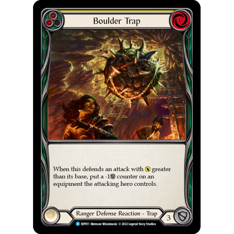 Boulder Trap (Yellow) [RIP011] (Outsiders Riptide Blitz Deck)