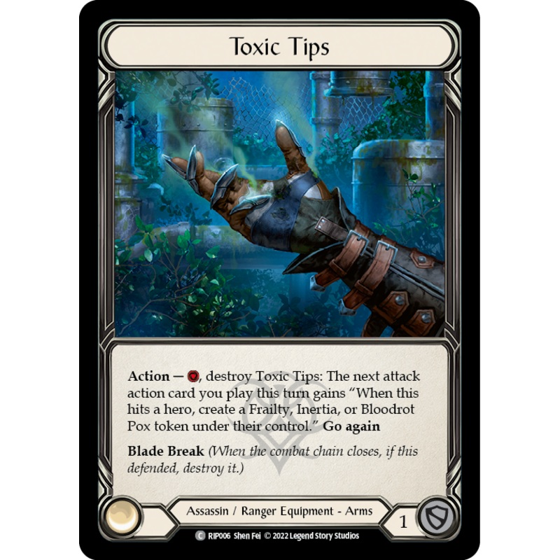 Toxic Tips [RIP006] (Outsiders Riptide Blitz Deck)