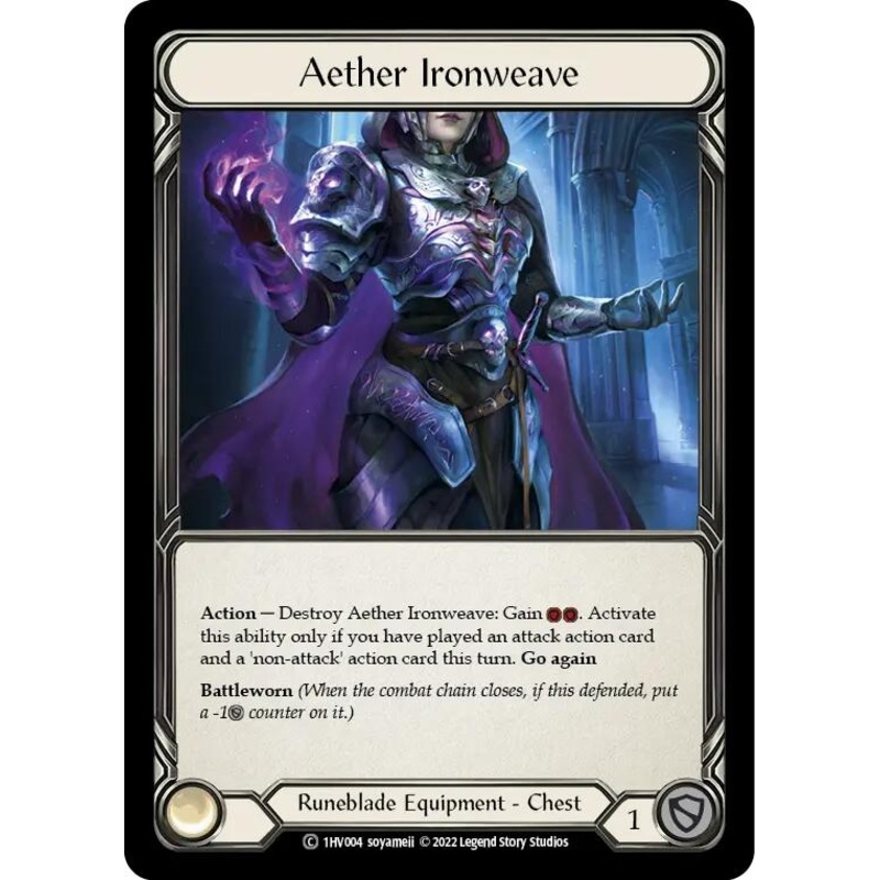 Aether Ironweave [1HV004] (Historic Pack 1 Blitz Deck Viserai)