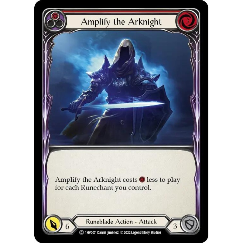 Amplify the Arknight (Red) [1HV007] (Historic Pack 1 Blitz Deck Viserai)