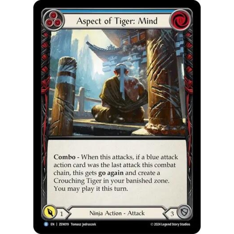 Aspect of Tiger: Mind [ZEN019] (Part the Mistveil Zen Blitz Deck)