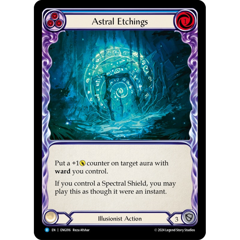Astral Etchings [ENG016] (Part the Mistveil Enigma Blitz Deck)