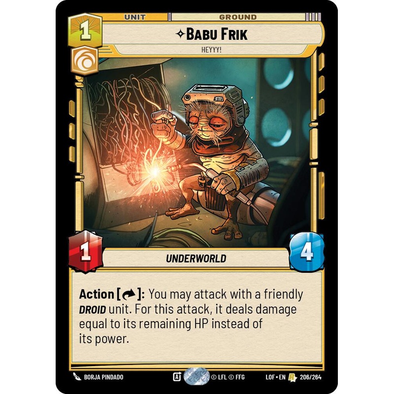 Babu Frik – Heyyy! (206/264) (206/264) [Legends of the Force]