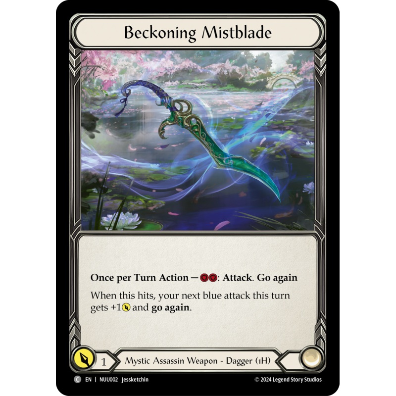 Beckoning Mistblade [NUU002] (Part the Mistveil Nuu Blitz Deck)