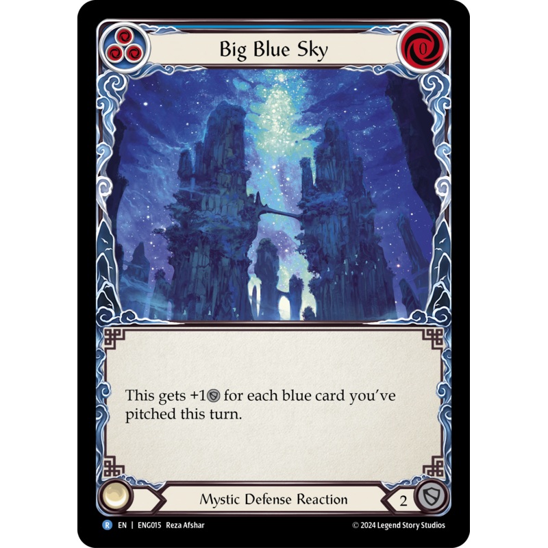 Big Blue Sky [ENG015] (Part the Mistveil Enigma Blitz Deck)