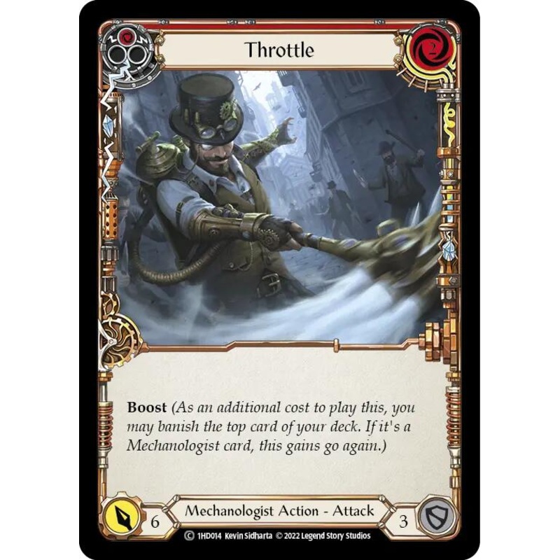 Throttle (Red) [1HD014] (History Pack 1 Dash Blitz Deck)