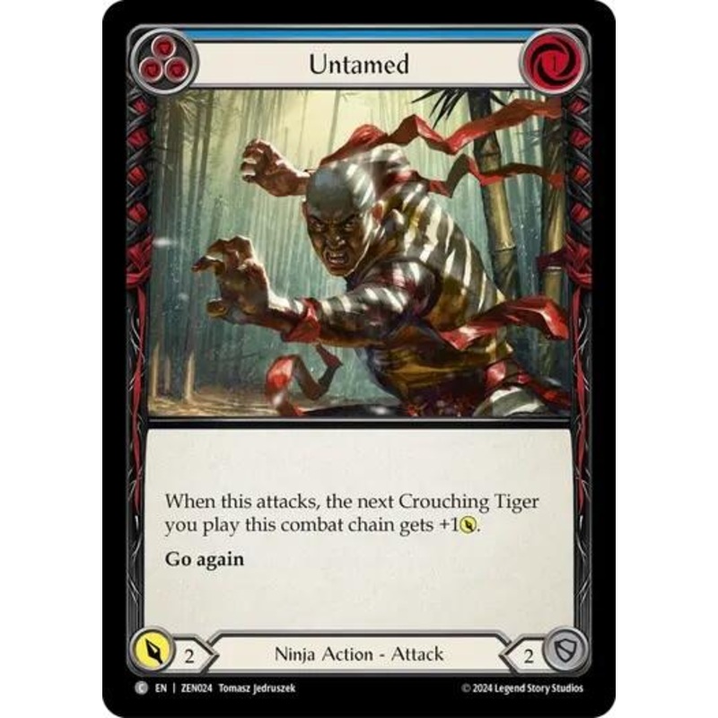 Untamed (Blue) [ZEN024] (Part the Mistveil Zen Blitz Deck)