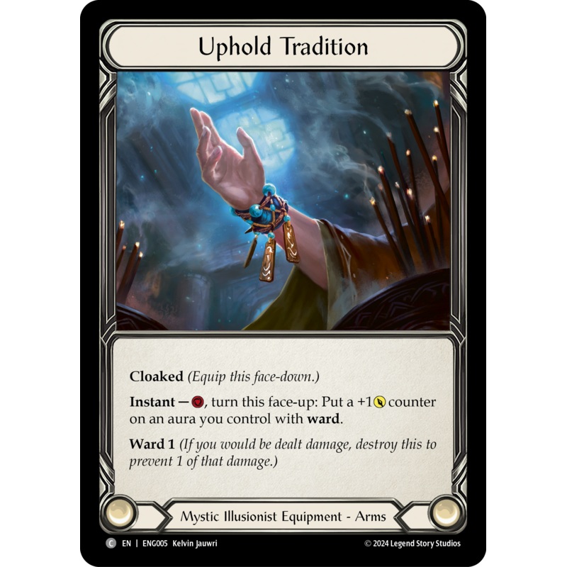 Uphold Tradition [ENG005] (Part the Mistveil Enigma Blitz Deck)