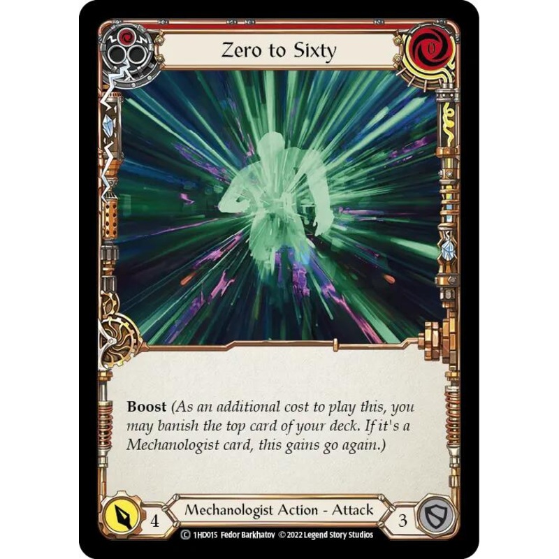 Zero to Sixty (Red) [1HD015] (History Pack 1 Dash Blitz Deck)