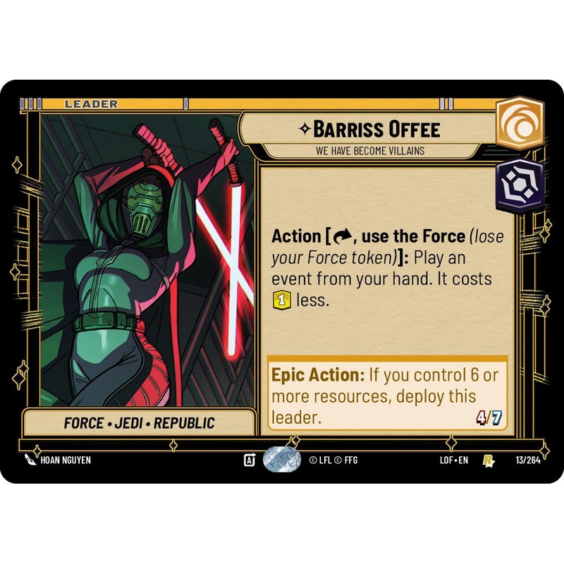 Barriss Offee – We Have Become Villains (013/264) (013/264) [Legends of the Force]
