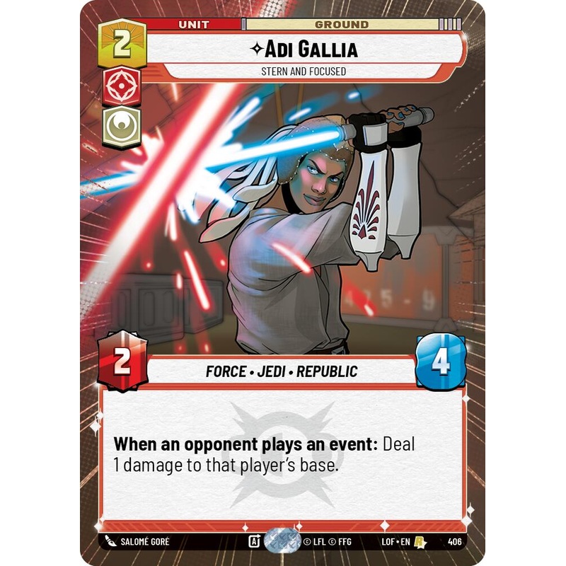 Adi Gallia – Stern and Focused (406) (Hyperspace) (406) [Legends of the Force]