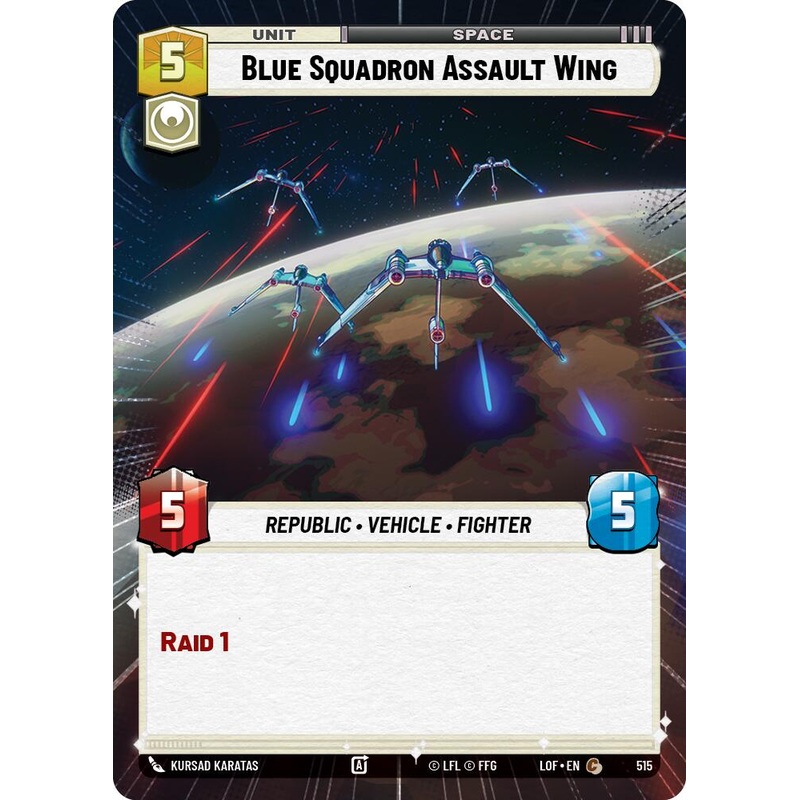 Blue Squadron Assault Wing (515) (Hyperspace) (515) [Legends of the Force]