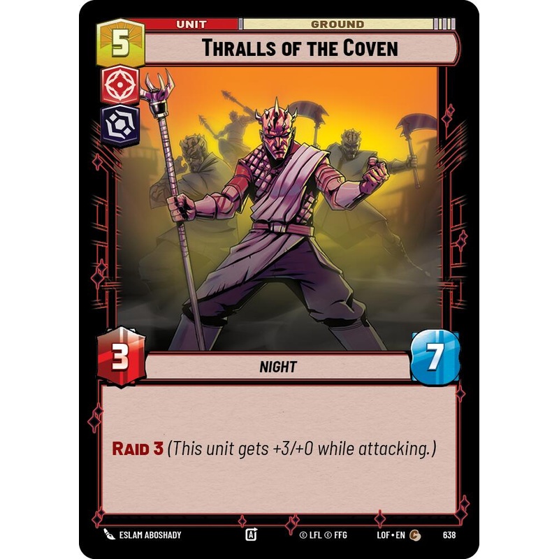 Thralls of the Coven (638) (Foil) (638) [Legends of the Force]