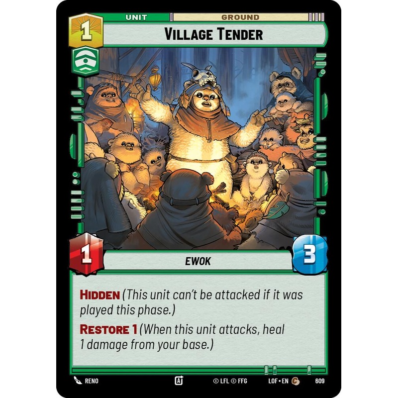 Village Tender (609) (Foil) (609) [Legends of the Force]