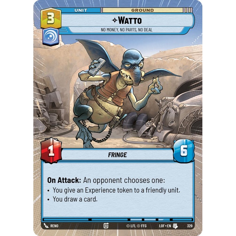 Watto – No Money, No Parts, No Deal (329) (Hyperspace) (329) [Legends of the Force]