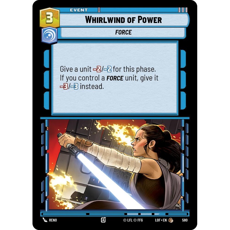 Whirlwind of Power (580) (Foil) (580) [Legends of the Force]