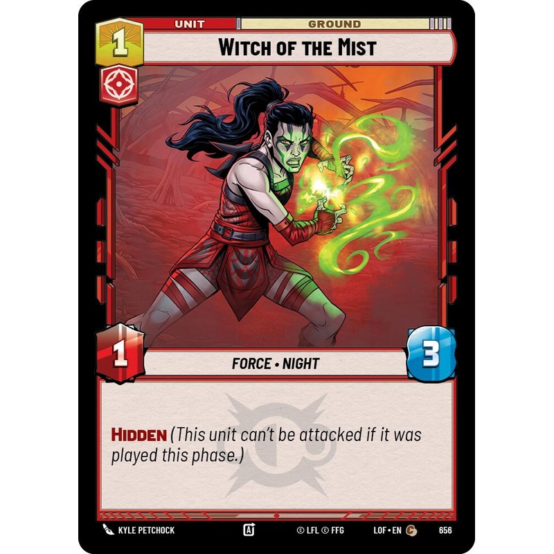 Witch of the Mist (656) (Foil) (656) [Legends of the Force]