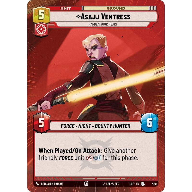 Asajj Ventress – Harden Your Heart (429) (Hyperspace) (429) [Legends of the Force]