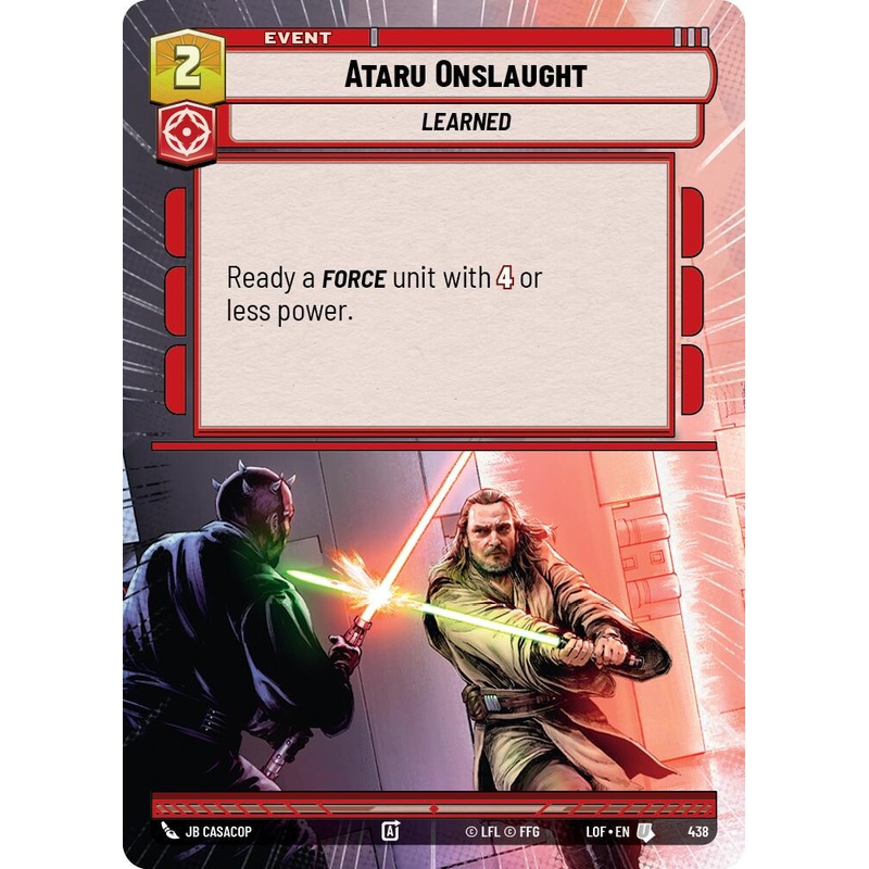 Ataru Onslaught (438) (Hyperspace) (438) [Legends of the Force]