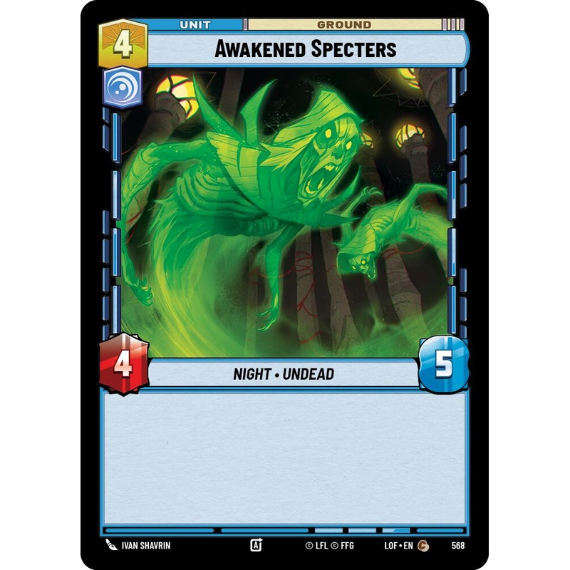 Awakened Specters (568) (Foil) (568) [Legends of the Force]