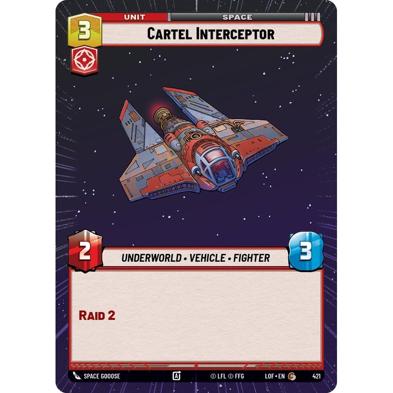 Cartel Interceptor (421) (Hyperspace) (421) [Legends of the Force]