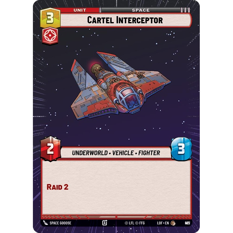 Cartel Interceptor (897) (Hyperspace Foil) (897) [Legends of the Force]