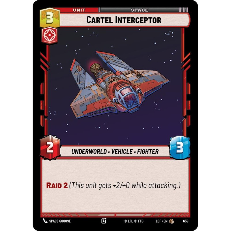 Cartel Interceptor (659) (Foil) (659) [Legends of the Force]