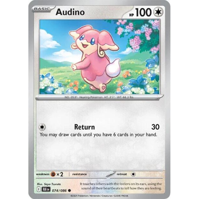 Audino (074/086) [Scarlet & Violet: Black Bolt]