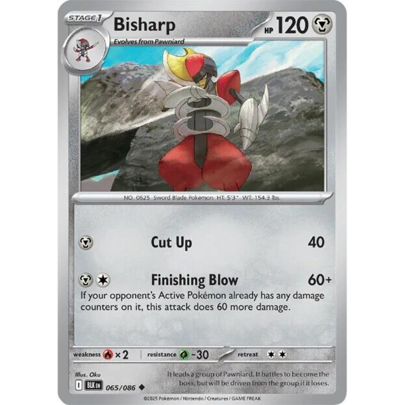 Bisharp (065/086) [Scarlet & Violet: Black Bolt]