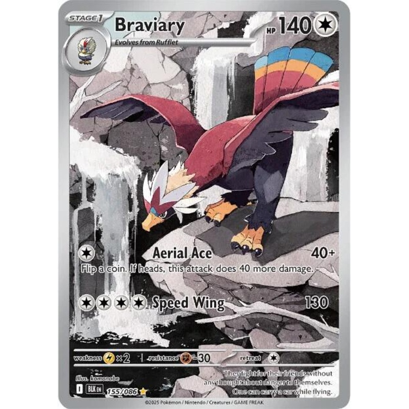 Braviary (155/086) [Scarlet & Violet: Black Bolt]