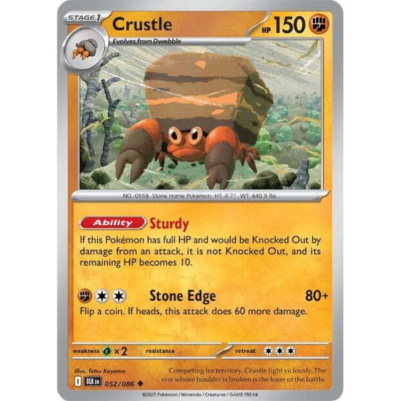 Crustle (052/086) [Scarlet & Violet: Black Bolt]