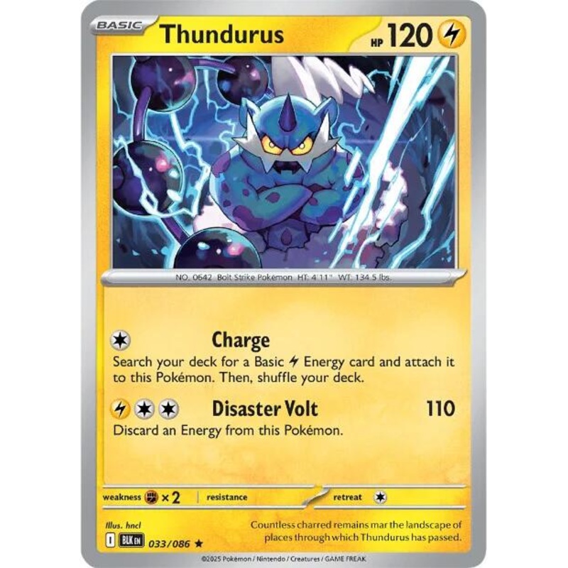 Thundurus (033/086) [Scarlet & Violet: Black Bolt]