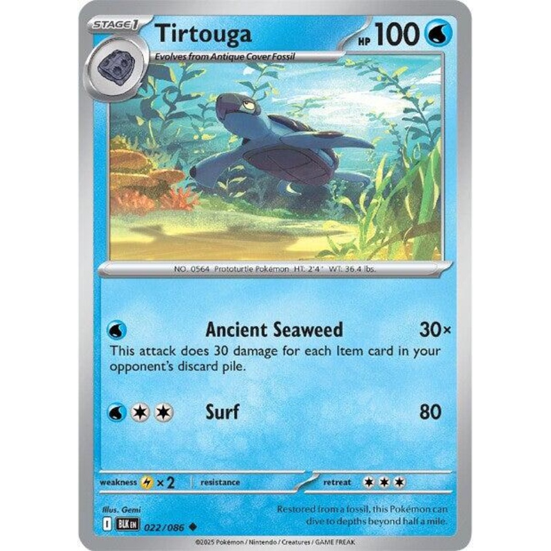 Tirtouga (022/086) [Scarlet & Violet: Black Bolt]