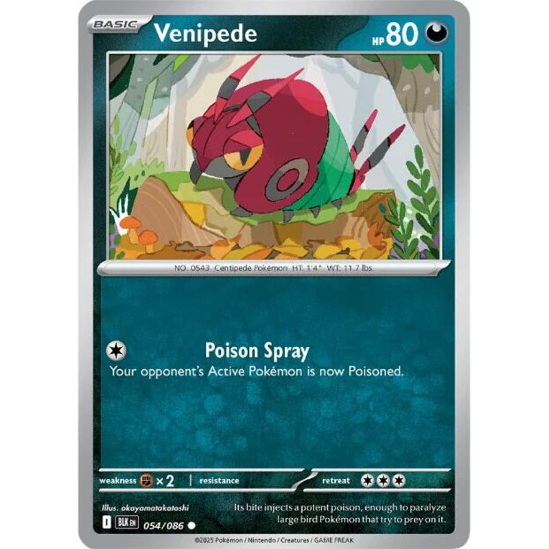 Venipede (054/086) [Scarlet & Violet: Black Bolt]
