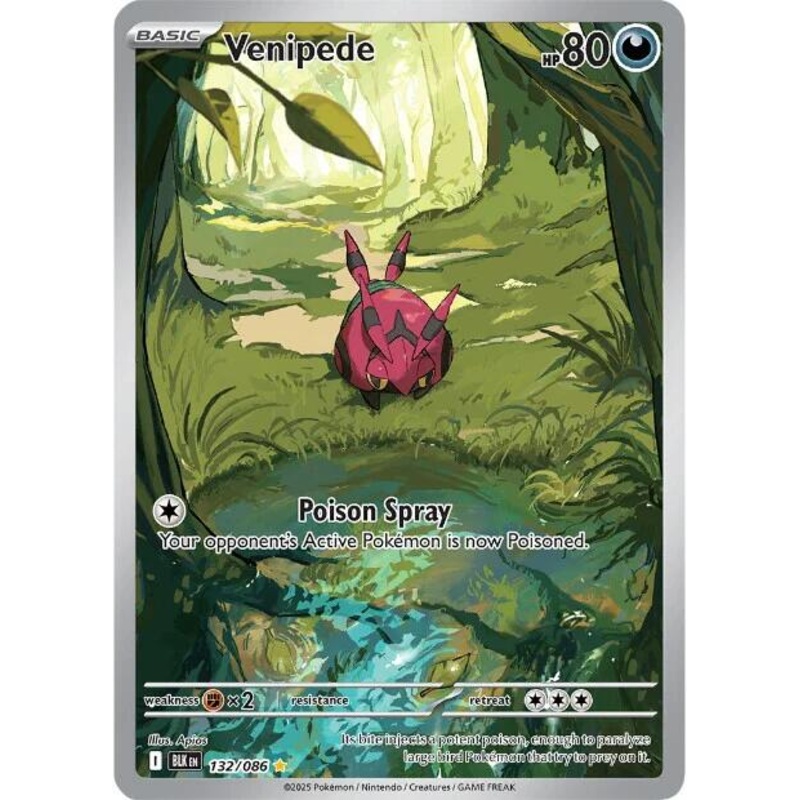 Venipede (132/086) [Scarlet & Violet: Black Bolt]